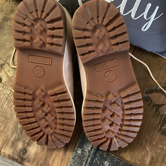 Timberlands Womens nutbuck light Pink ankle boots Size 8 Excellent SOLD - Picture 10 of 10